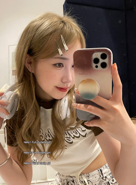 元气满满小号六件套无痕夹简约侧边刘海定位夹发卡发网红ins风