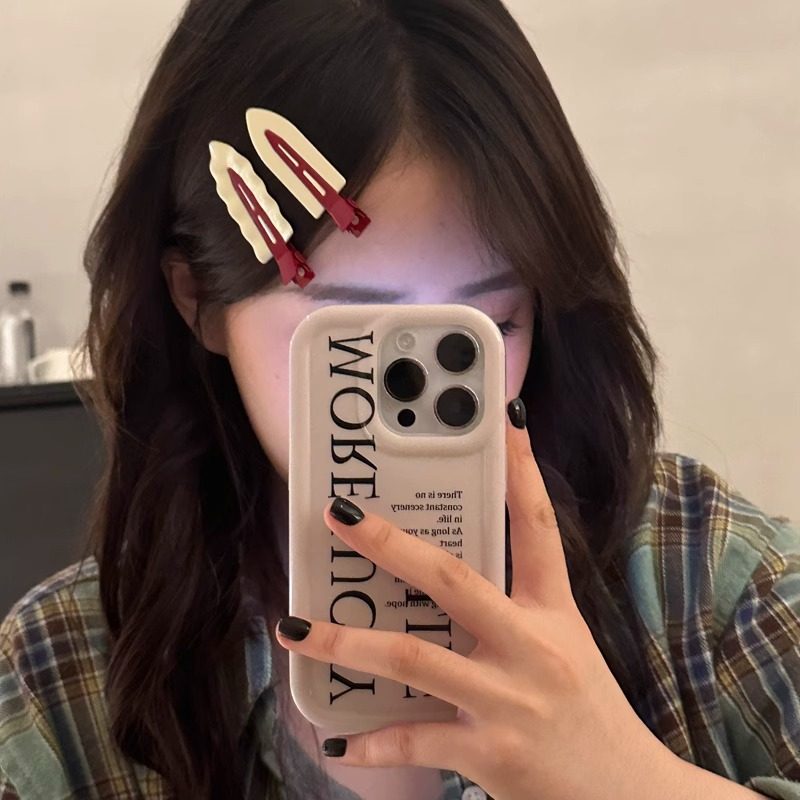 简约百搭金属无痕夹发饰