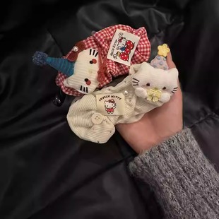 元 气满满小猫香蕉夹气质高马尾发夹甜美卡通风小众可爱发夹日韩女