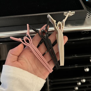 日韩简约蓬松一字夹气质高颅顶定位化妆夹刘海夹鸭嘴夹网红女