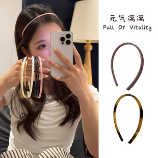 元 气满满彩色水钻发箍碎发细边防滑头箍ins百搭发饰百搭2025新款