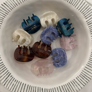 元气满满小号醋酸南瓜抓夹女2025新款高级感半扎发后脑勺发夹发饰