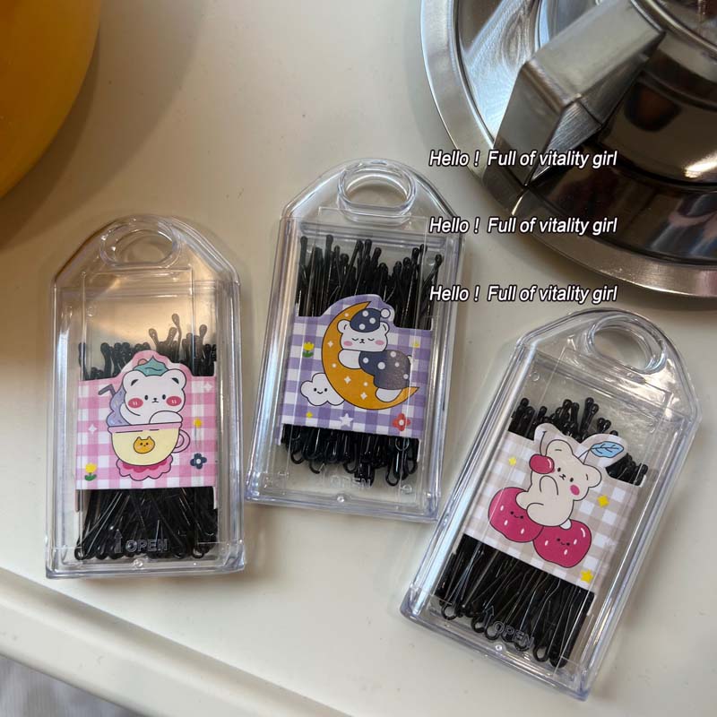 一字夹可爱碎发夹发夹