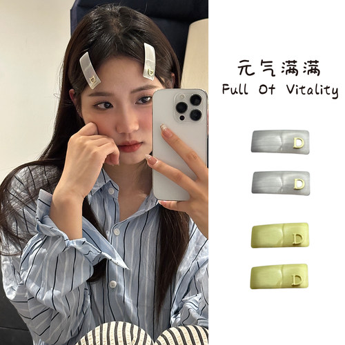 少女发夹森系文艺百搭侧边