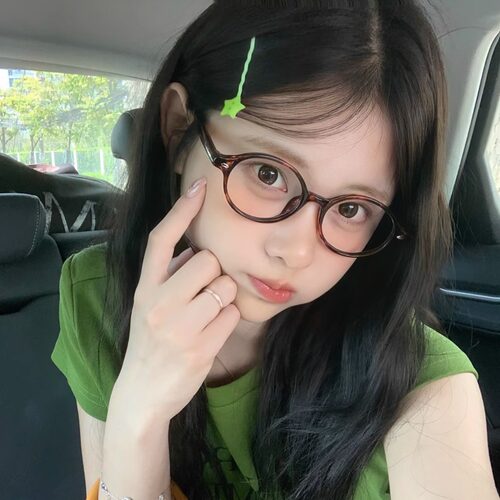 韩系绿色星星发夹女ins风