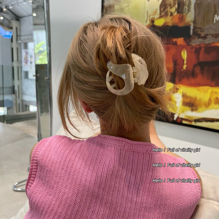 好看能抓韩国2026新品网红异形抓夹女后脑勺盘发夹子高马尾发抓