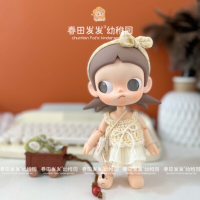 泡泡玛特Zsiga向往之处娃衣BJD1/8分可动娃娃嘎子姐衣服换装配饰