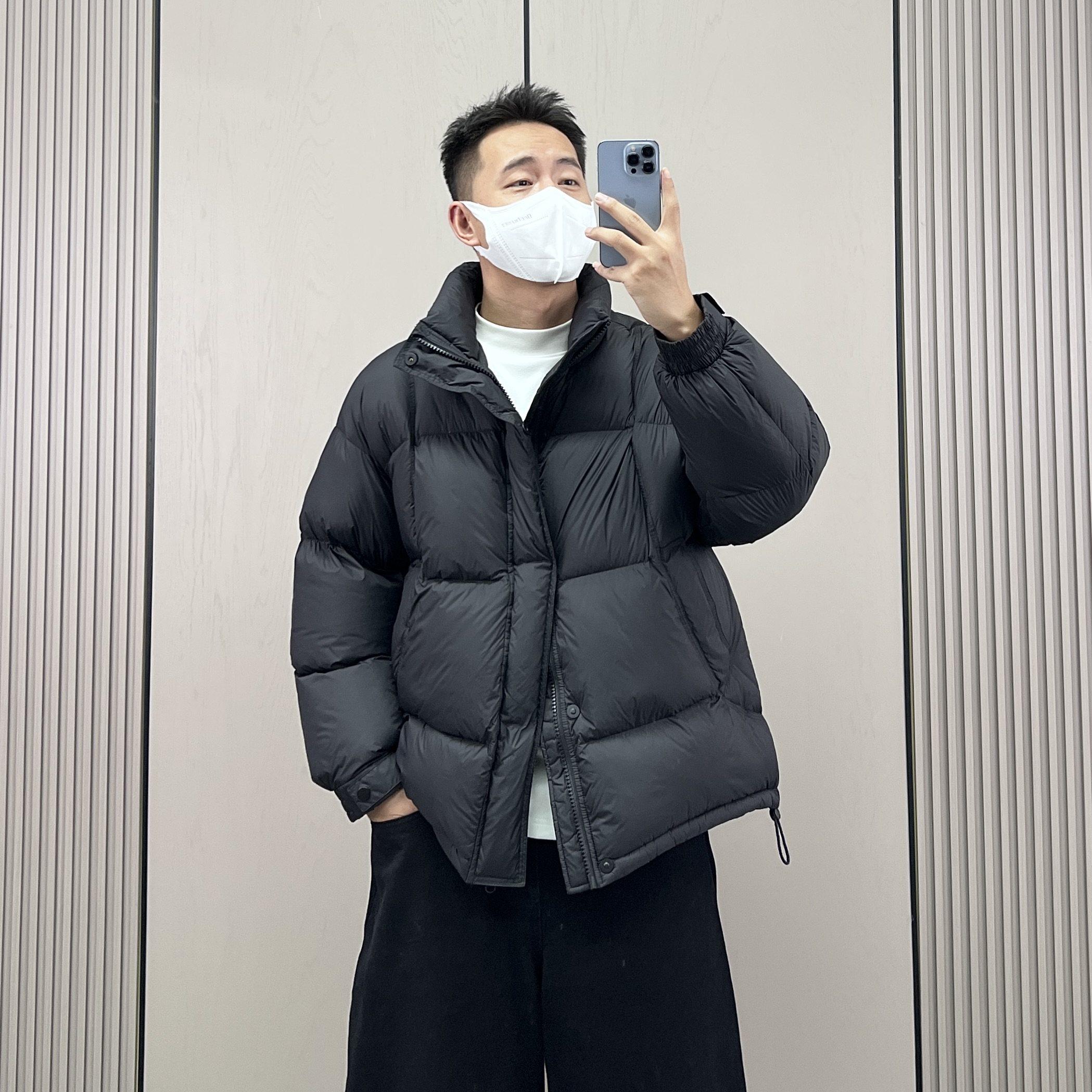 泡芙立领羽绒服男冬季新款高级感休闲加厚保暖面包服外套