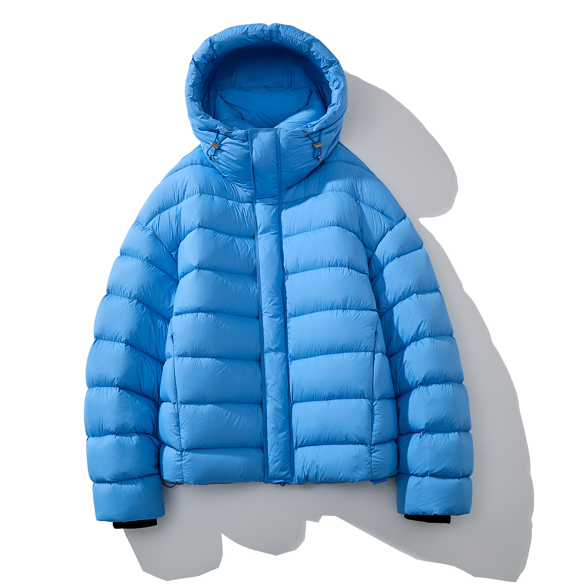 男士冬季新款90白鹅绒排骨羽绒服户外连帽加厚保暖抗寒防风外套潮