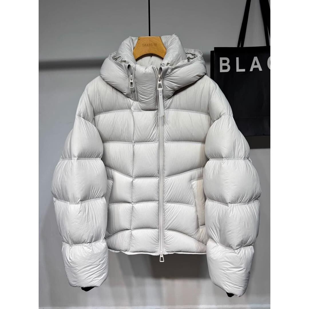 鑫宝25aw连帽面包服厚款300g鸭绒收口泡芙零下可穿保暖羽绒服