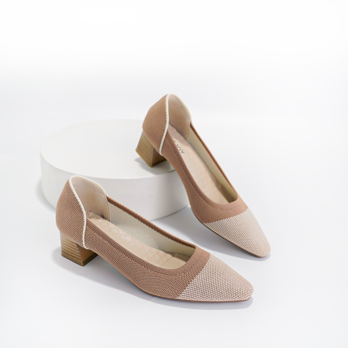 REREJOY王妃鞋飞编针织渐变色