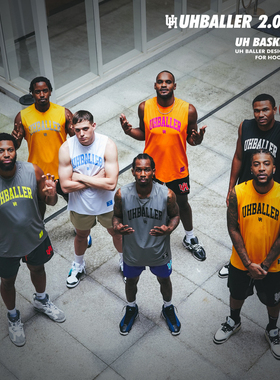 UH2.0pro无袖运动t恤宽肩篮球训练背心宽松高弹速干美式健身坎肩