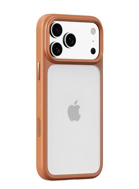 新款iPhone17磨砂透明防摔手机壳适用于苹果17promax手机保护壳ai拍照按键磁吸高透镜头加高your color北蛙