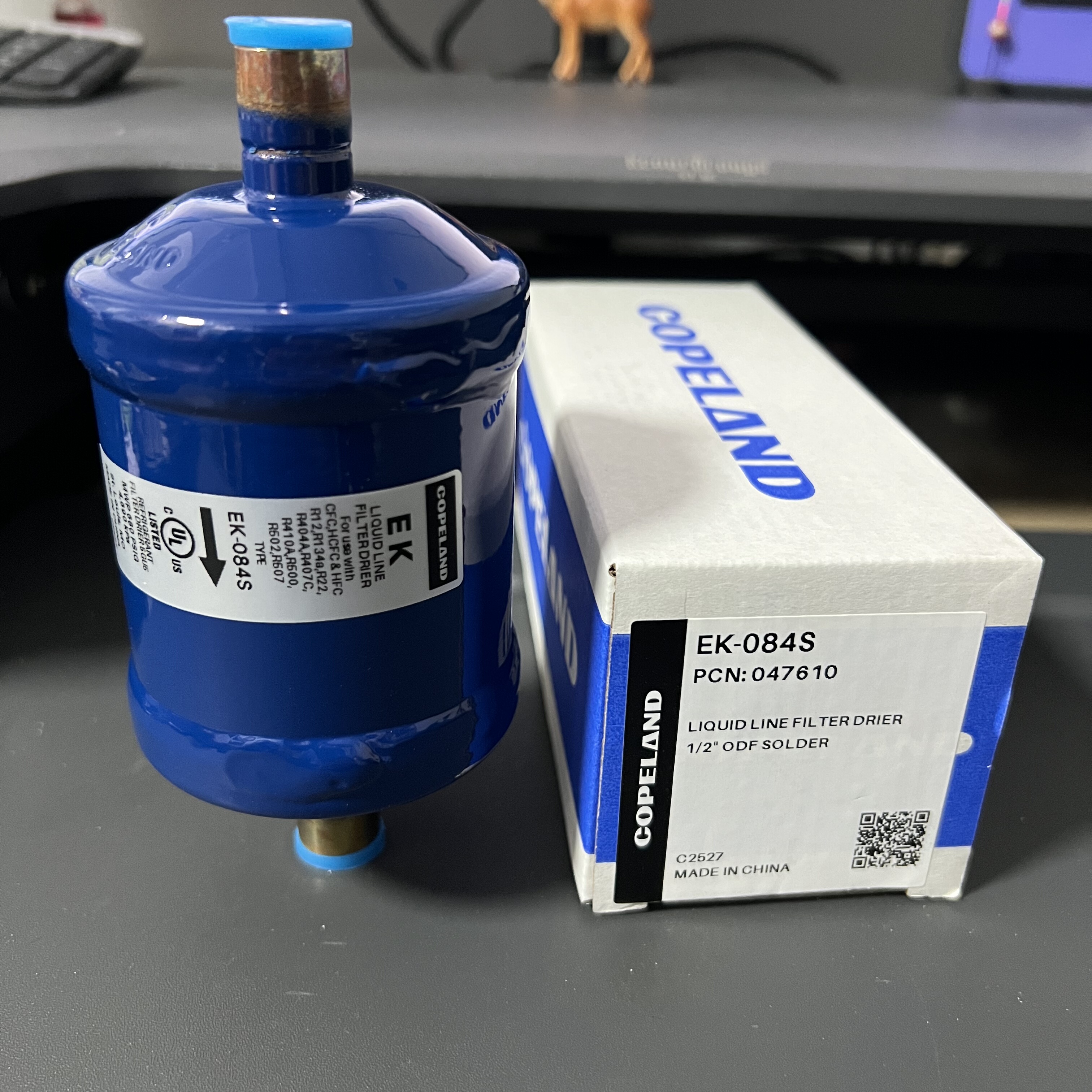 原装正品Copeland制冷干燥过滤器 空调冷库滤芯 EK084S