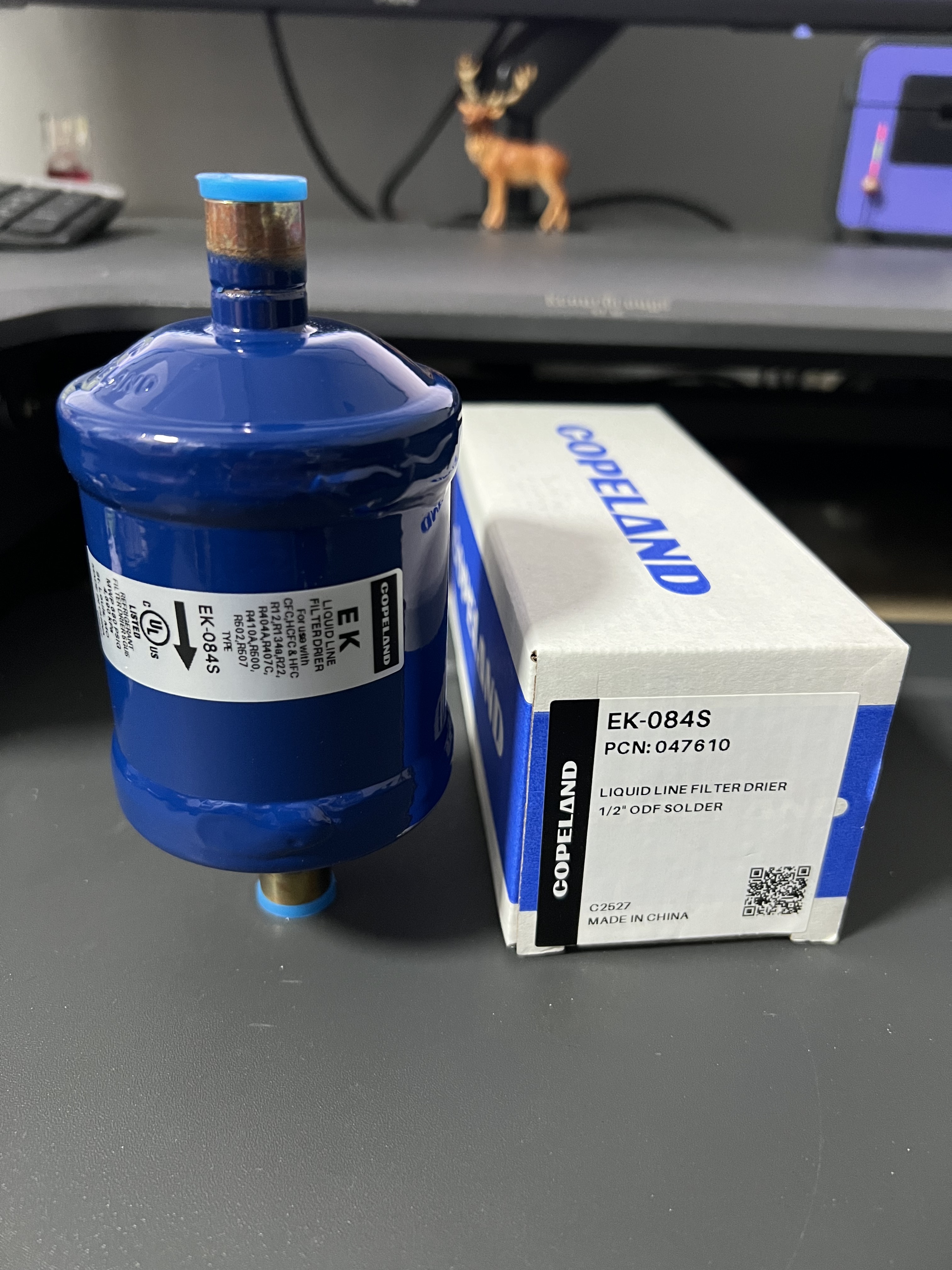 原装正品Copeland制冷干燥过滤器 空调冷库滤芯 EK084S