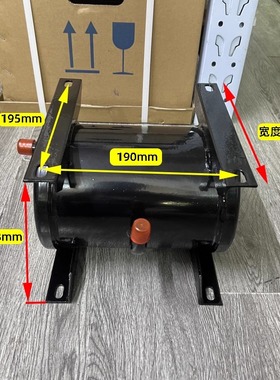 冷库卧式储液器焊口空调5匹压缩机制冷机组冷媒储液罐JHC-6黑色