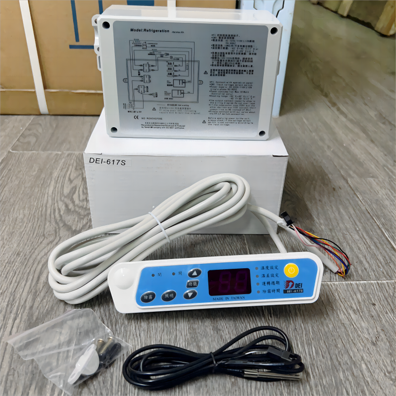 新品冷冻冷柜冷藏岛柜微电脑控制器 DEI-617S 台湾得意 DEI-712C