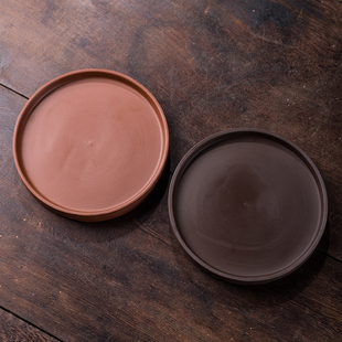 耐用不风化紫砂托盘接水盘垫盘底托陶瓷底盘多肉绿植花盆盆栽圆形