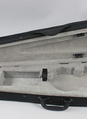 普级小提琴黑色三角盒子4/41/8手提双肩小提琴盒可背可提特价直销