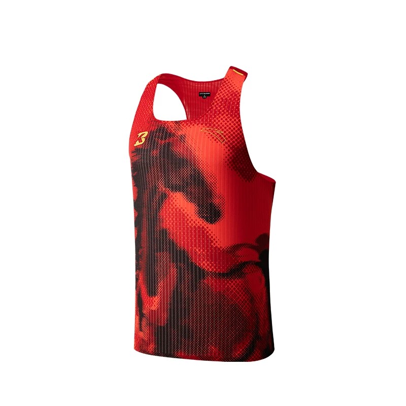 Y安踏跑步速干背心 | 徐悲鸿奔马图联名马拉松比赛跑步T152615101