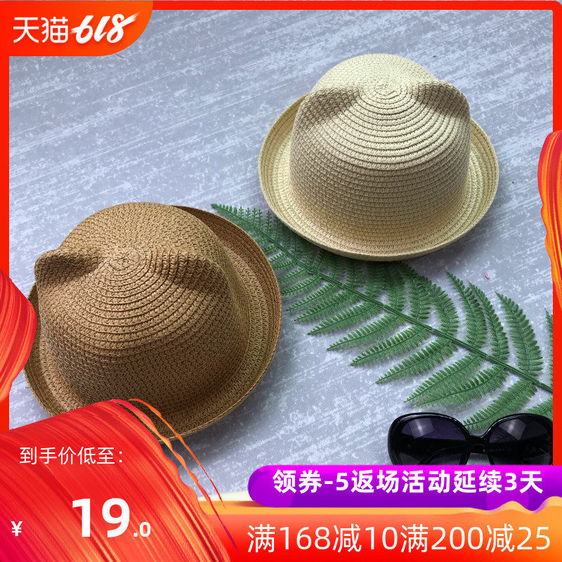 貌貌妈家春夏款礼帽 圆顶帽 小耳朵帽子超酷潮童搭配帅气|ruв категории Детская одежда, шляпа/шарф/маска/перчатки/наушники/ноги рукав, шляпа - от Buy2taobao.com для оказания профессиональной услуги покупки агента Taobao