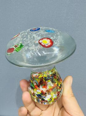 淄博琉璃摆件装饰品蘑菇摆件