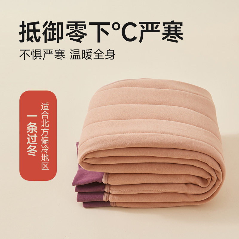 羊毛棉裤女冬季加绒加厚打底裤高腰东北特厚超厚中老年妈妈保暖裤