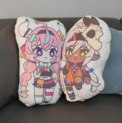 瓦雷莎伊安珊二次元原神动漫周边毛绒玩具抱枕趴趴公仔生日礼物