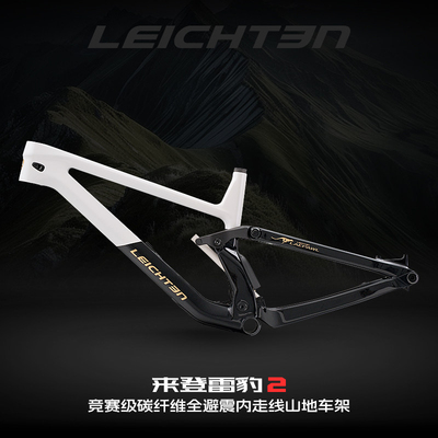 来登二代雷豹碳纤维软尾山地车架