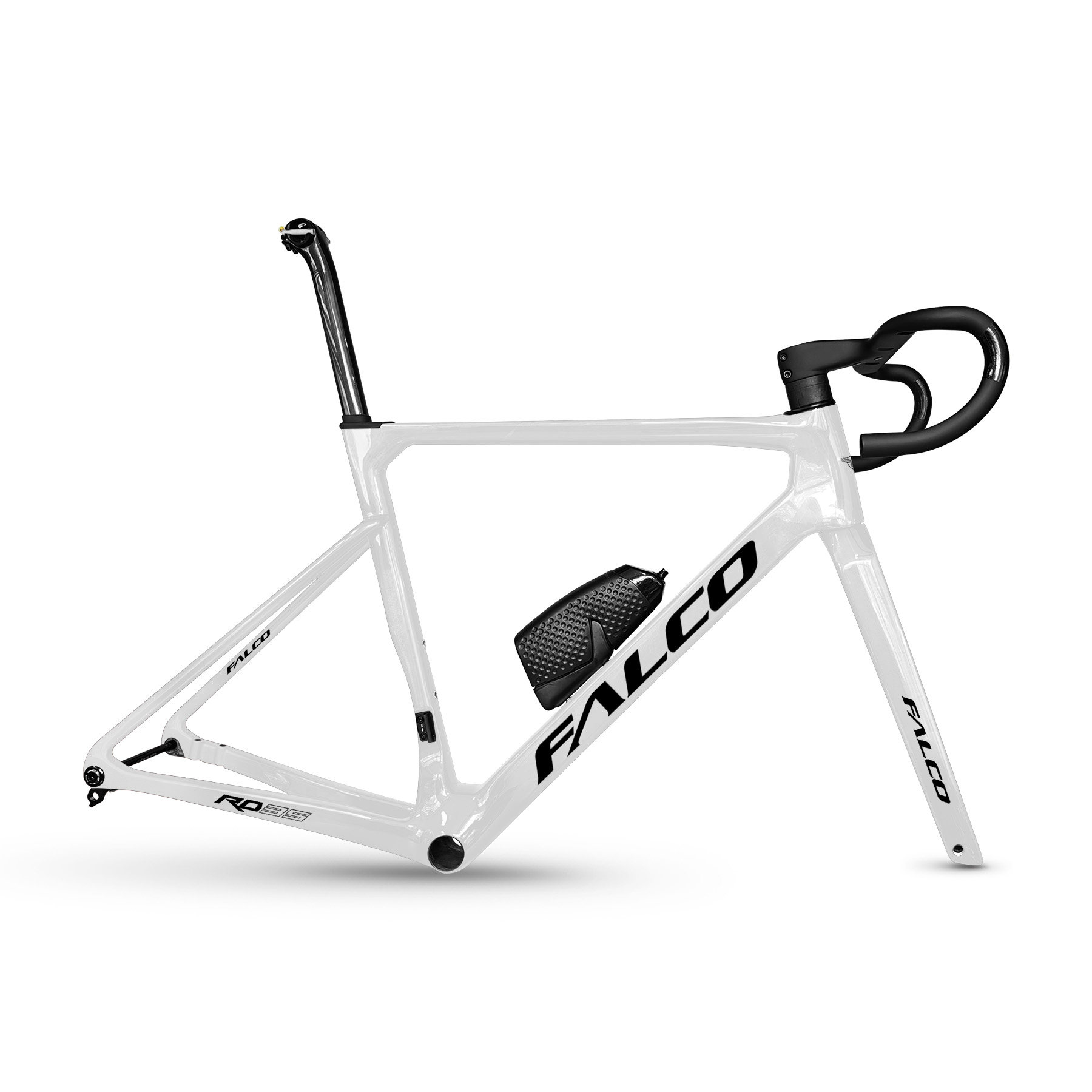 FALCO三火超轻量T1100碳纤维公路综合爬坡车架裸碳涂装795克