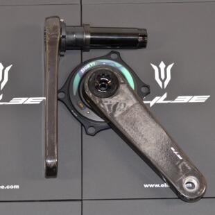 ELILEE XXE超轻量碳纤维曲柄SIGEYI功率计曲柄钛轴铝碳轴牙盘套装