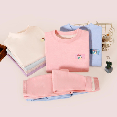 儿童保暖内衣套装春秋款