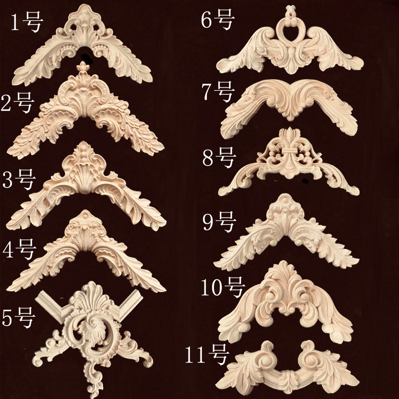 东阳木雕法式角花反刀工艺