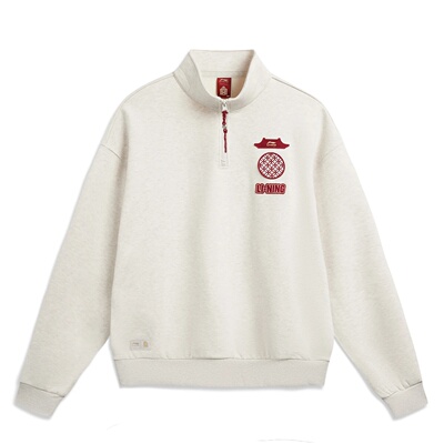 李宁中国文化系列故宫联名男子套头卫衣运动休闲2026春AWDW463