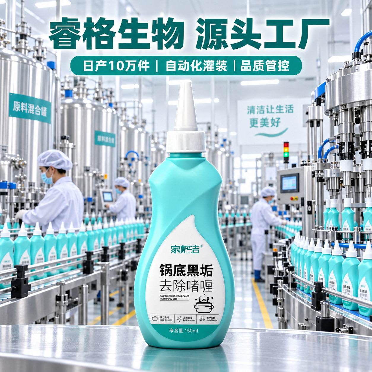 品牌锅底黑清洁啫喱去油污除黑垢不锈钢厨具专用清洁剂告别锅底黑