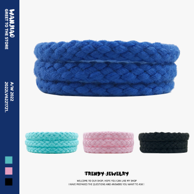 万焦腰果花粗麻绳Dunk鞋带