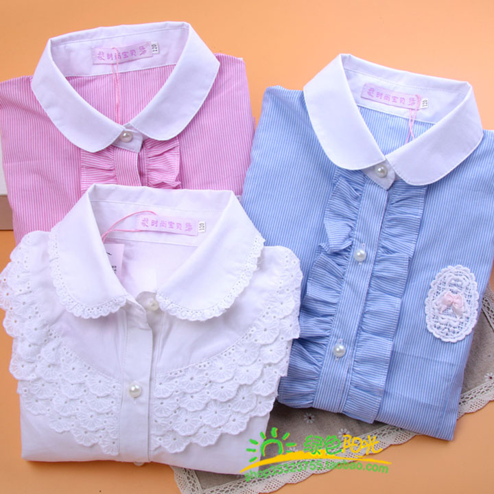 Chemise fille à manche longue - Ref 2084456 Image 1