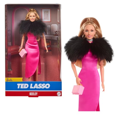 珍藏版金标会员足球教练泰德拉索Ted Lasso 系列Barbie芭比娃娃