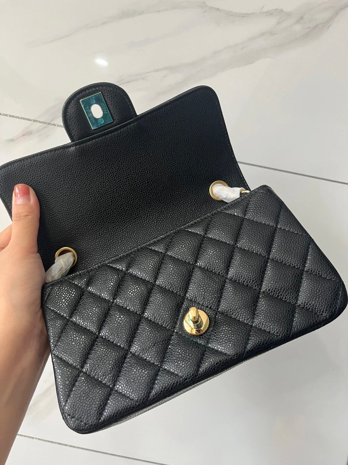 小香风女包牛皮菱格纹小号流浪大牌单肩包链条金扣银扣小方包