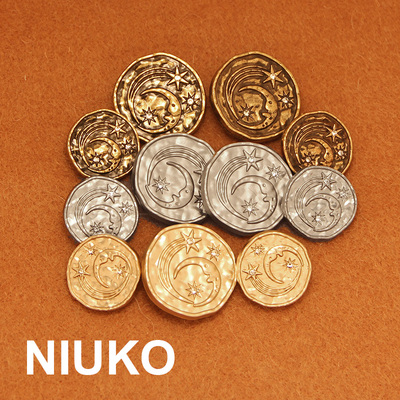 星月古埃雅典复古装饰纽扣高档定