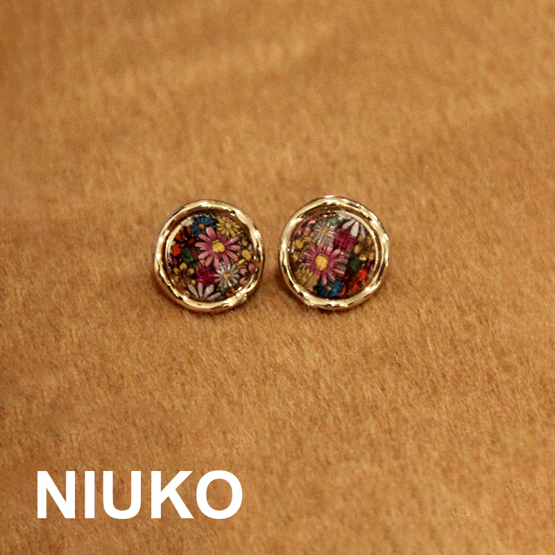 NIUKO 服装辅料 金色花扣钮 衬衫纽扣子衬衣扣女精致简约针织扣子