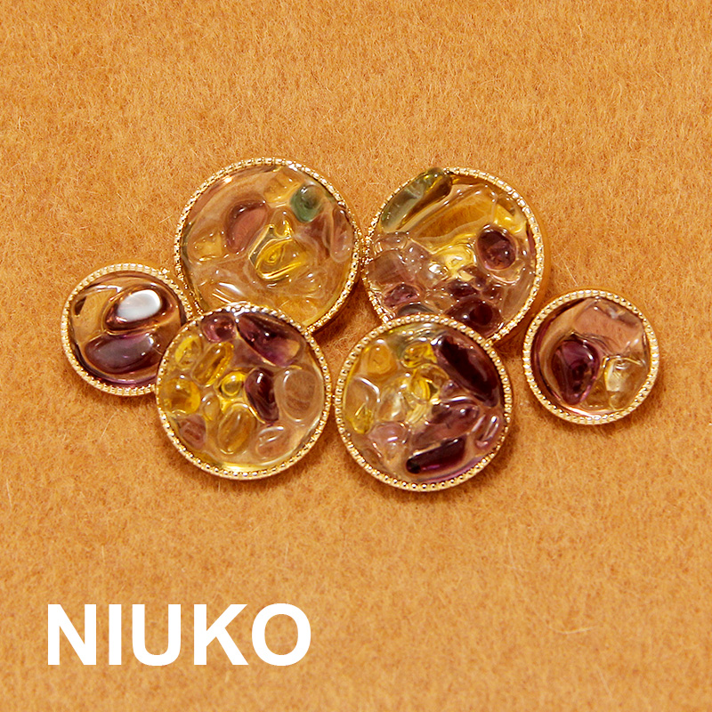 大衣纽扣艺术风格水晶钻扣