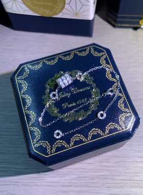 轻奢JUICY DREAMS复古幸运转运珠小蛮腰S925银许愿手链