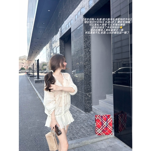 08/07 20:00私服羊毛羊驼版手工钩花大毛衣