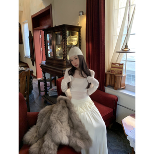 【清仓】【温柔杀手锏】92天丝奢侈五米用料 年底战袍套装