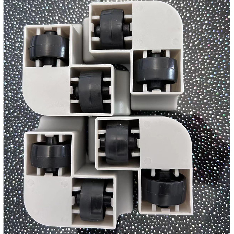 碗柜鞋柜专用轮子带刹车带阻尼