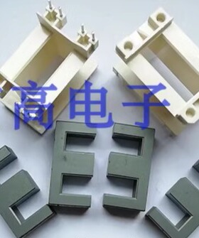 EE4230变压器磁芯骨架立式4+4针