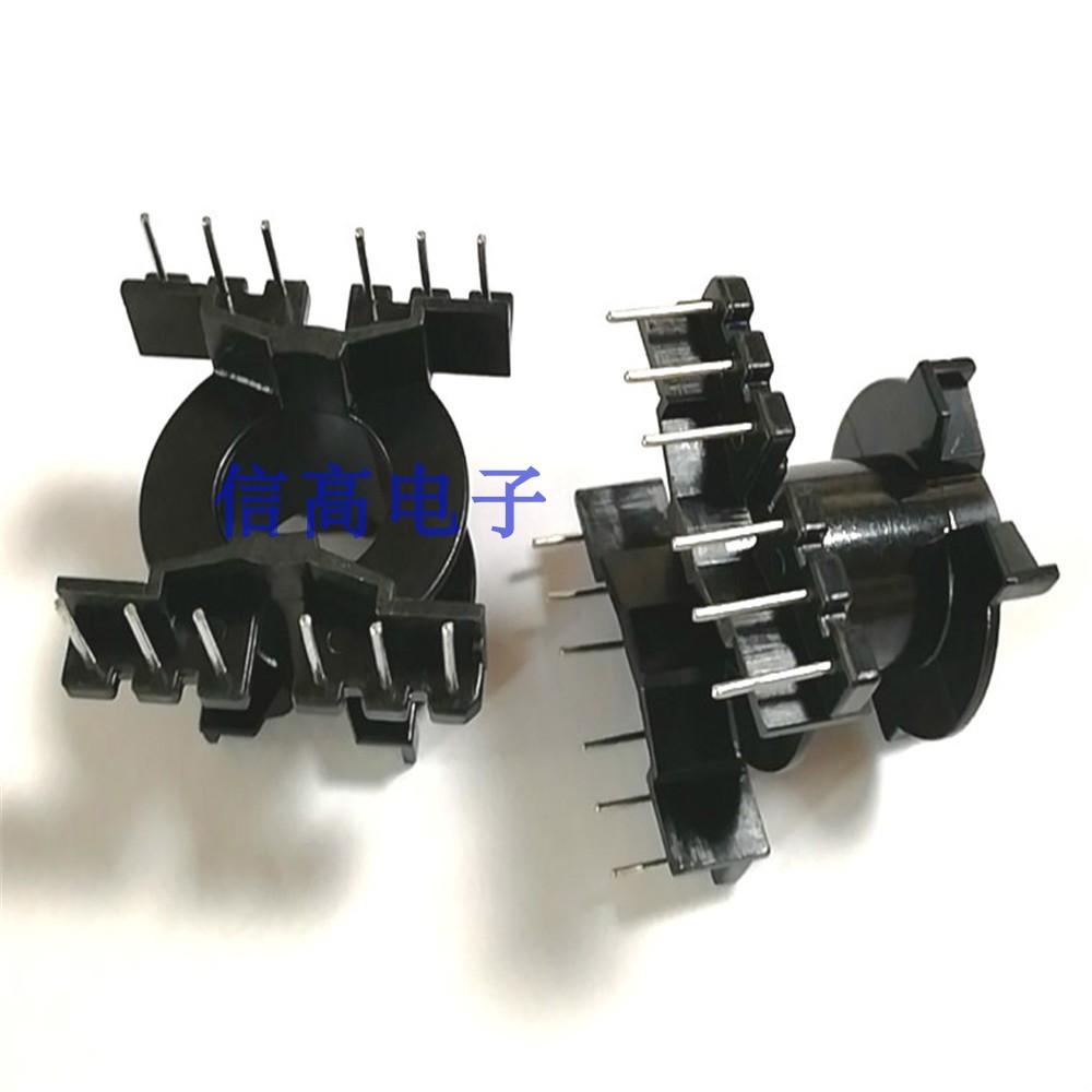 PQ3225电木骨架立式6+6加磁芯