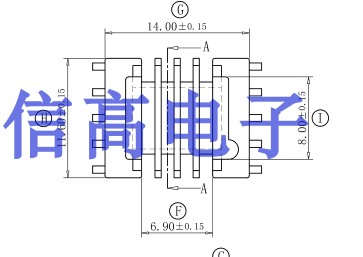 EPC13变压器磁芯多槽贴片骨架L脚10套1包 电子元器件市场 磁性元件/磁性材料 原图主图