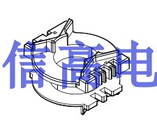 PQ20变压器磁芯立式骨架4+2针10套1包